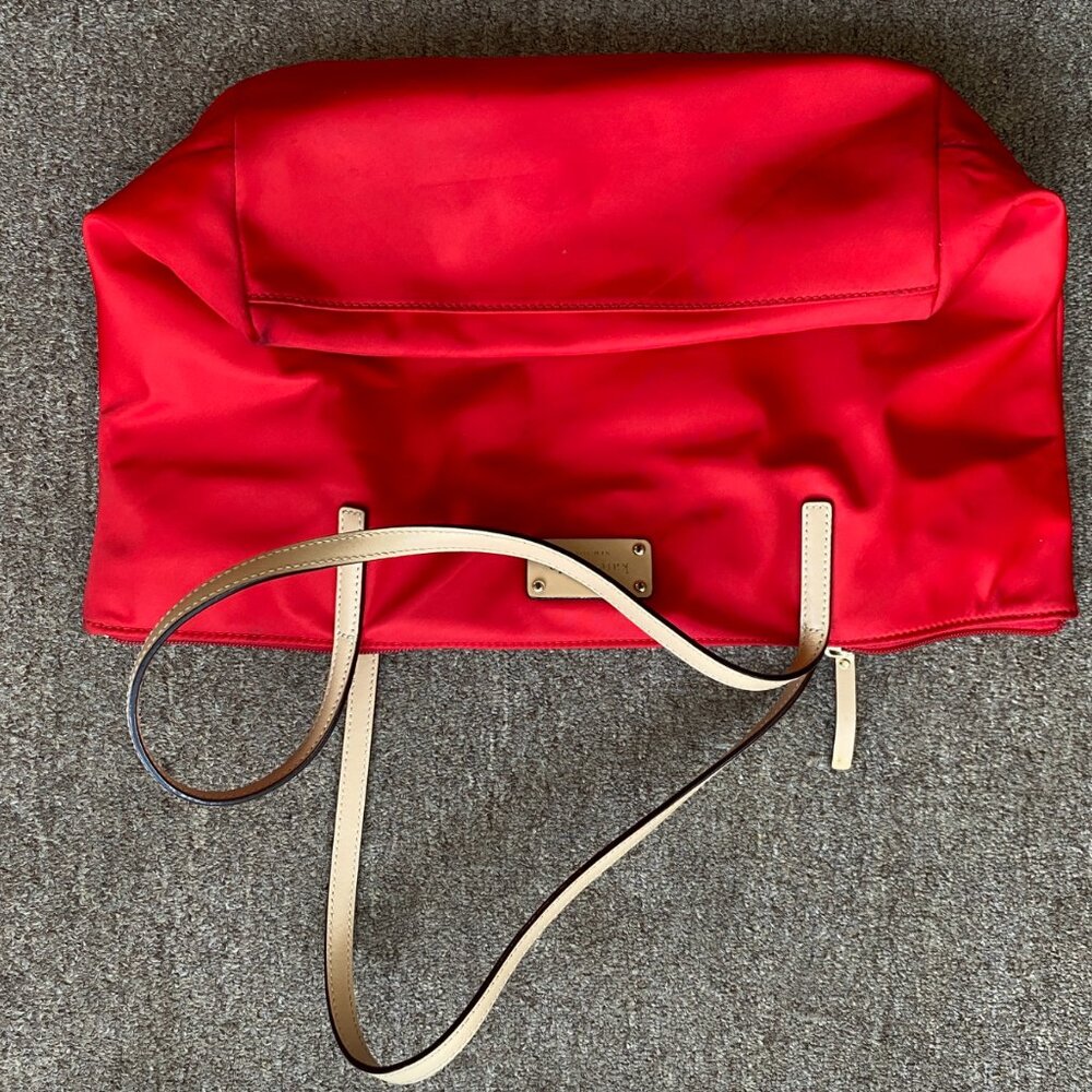 Kate Spade Red Nylon Tote